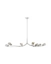 Carraig 65" 7 Light Chandelier Polished Nickel