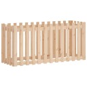 Høybed med gjerdedesign 150x50x70 cm heltre furu