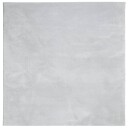 Teppe HUARTE kort luv mykt og vaskbart grå 200x200 cm