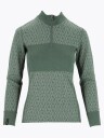 Twentyfour Aurora Aya Ull Half Zip Grønn 34