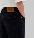 Calvin Klein Hr Wide Leg Denim Black   Black   164 x 14