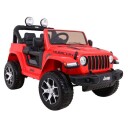 Lgg Jeep Wrangler Rubicon 4x12V rød