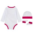 Nike C1-Bodysuit+Hat+Bootie Pink 50-68