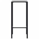  Barbord svart 50x50x110 cm pulverlakkert stål