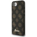 GUESS Peony Script Logo MagSafe iPhone 16e Case Black