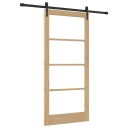 vidaXL Skyvedør med tilbehør 93x202 cm Solid furutre