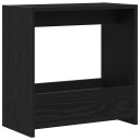  Sidebord Svart Eik 50x26x50 cm Konstruert Tre