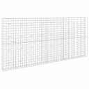 vidaXL Gabion med 5 mm tråd og 10x10 cm mesh 450x20x200 cm