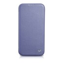 Icarer Ce Premium Lærveske Iphone 14 Plus Magnetic Flip Lærveske Magsafe Lys Lilla (Wmi14220715-Lp)