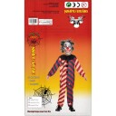 Circus Clown Kostyme 5–6 år 110–120cm