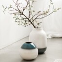 Villeroy & Boch Lava Home eggeformet vase 13 cm Blå-hvit