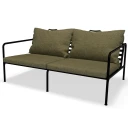 Houe Avon 2 seters sofa Moss/Black