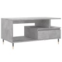  Salongbord betonggrå 90x49x45 cm konstruert tre