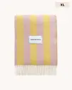 Maison Deux Candy Wrap XL Putetrekk 90x50 Blå/Gul