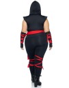 Dødelig Ninja Warrior Kostyme til Dame 3XL/4XL