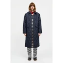 Mads Nørgaard Light Ripstop Clava Coat Navy 36