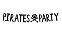 Pirates Party Piratbanner 14x100cm