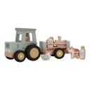 Little Dutch Tractor with trailer Little Farm  LD7149 