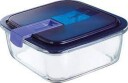 LUMINARC Easy Box, Matboks i glass 1,22 ltr med lokk