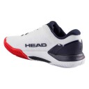 Head Revolt Pro 5.0 Clay Tennis  og padelsko herre White/Navy 45