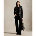 Polo Ralph Lauren Cotton Corduroy Wide-Leg Pant - Black - 34