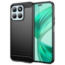Honor X8b Børstet TPU Deksel Karbonfiber Svart