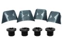 Absolute Black Covers Til Shimano Ultegra 6800 Kranksett Grå