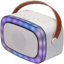 Denver BTM-610 Trådløs Bluetooth Høyttaler med Mikrofon og Karaoke Hvit