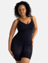 Dorina Absolute Sculpt Open Bust Rompers - Black - XXL
