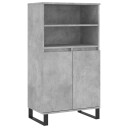 vidaXL Highboard betonggrå 60x36x110 cm konstruert tre