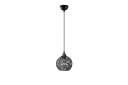 Taklampe Souvik Svart 17 x 17 x 118 cm