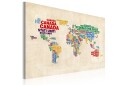 Bilde talian names of the countries 120x80 Artgeist sp. z o. o.