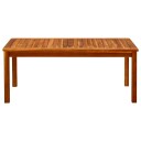 vidaXL Hagesalongbord 110x60x45 cm heltre akasie