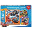 Ravensburger Puslespill 3x49 Tøffe biler Ravensburger