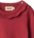 Wheat Kjole   Strikk   Barnepike   Lagre Cherry   Wheat   1½ år (86)   Kjole Bordeaux Rød