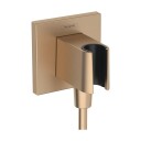Hansgrohe FixFit E slangeuttak, børstet bronse