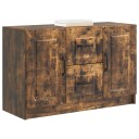  Serviesskap med skuff Røkt Eik 89 x 34,5 x 57 cm Konstruert tre