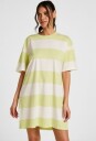 Hunkemöller nattskjorte med rund hals Grønn