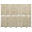 vidaXL Romdeler 6 paneler 210x165 cm heltre keisertre