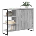  Sideskap Grå Sonoma 96.5 x 30 x 75 cm Konstruert tre