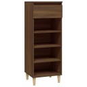 vidaXL Skoskap brun eik 40x36x105 cm konstruert tre