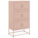  Skjenk rosa 68,5x38,5x123,5 cm stål 8721102633720