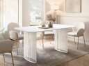 Mirion Spisebord uttrekkbart 160-236 cm - beige / hvit