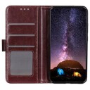 OnePlus Nord CE4 Lite/Oppo K12x Lommebok-deksel med Magnetisk Lukning Brun