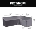 Platinum Aerocover Loungetrekk L HB 355x275x100xH65/90 Høyre Aerocover Antrasitt