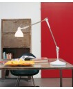 Rotaliana Luxy Bordlampe T2 fra Hvit Skjerm, Svart Stamme