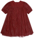 Hust and Claire Tyllkjole   HCCaroline   Teaberry m. Gullglitter   Hust and Claire   1½ år (86)   Kjole   Rød