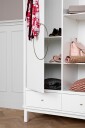 Oliver Furniture Wood Wardrobe 2 Doors White