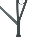 vidaXL Trebens 8  seter Ø 160 x 89 cm steel Sølvgrå Rund
