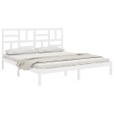 vidaXL Sengeramme hvit heltre200x200 cm